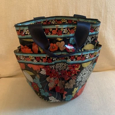 Сумка с короткими ручками водонепроницаемая для душа Vera Bradley пляжная Caddy виниловая сетка Happy Snail - Изображение 1 из 4