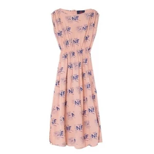 The Animals Observatory Marten Maxi Dress Pink Cotton Sleeveless Girls Sz 8 - Picture 1 of 7