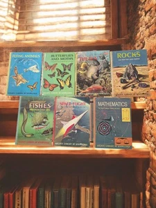 Golden Library Of Knowledge 1960/61 Animals Bugs 7 Lot Hardcover Books Vintage - Picture 1 of 10