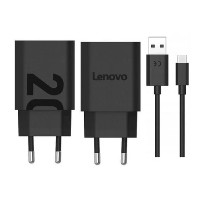 Original Lenovo Tab P Schnellladegerät 20W Usb Adapter, Usb A zu C Ladekabel - Bild 1 von 3