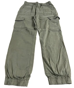 So Good For Life Cargo Joggers Women’s M Olive Green High Rise Stretch Pants - Picture 1 of 13