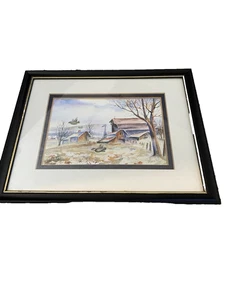 Marie Hill Watercolor Original Painting - Picture 1 of 4