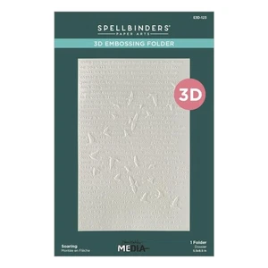 Spellbinders Embossing Folder ~ SOARING ~ E3D-123 - Picture 1 of 5