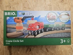 Brio World Crane Circle Set 33162 2011 Wooden Train Railway New Boxed - Picture 1 of 4