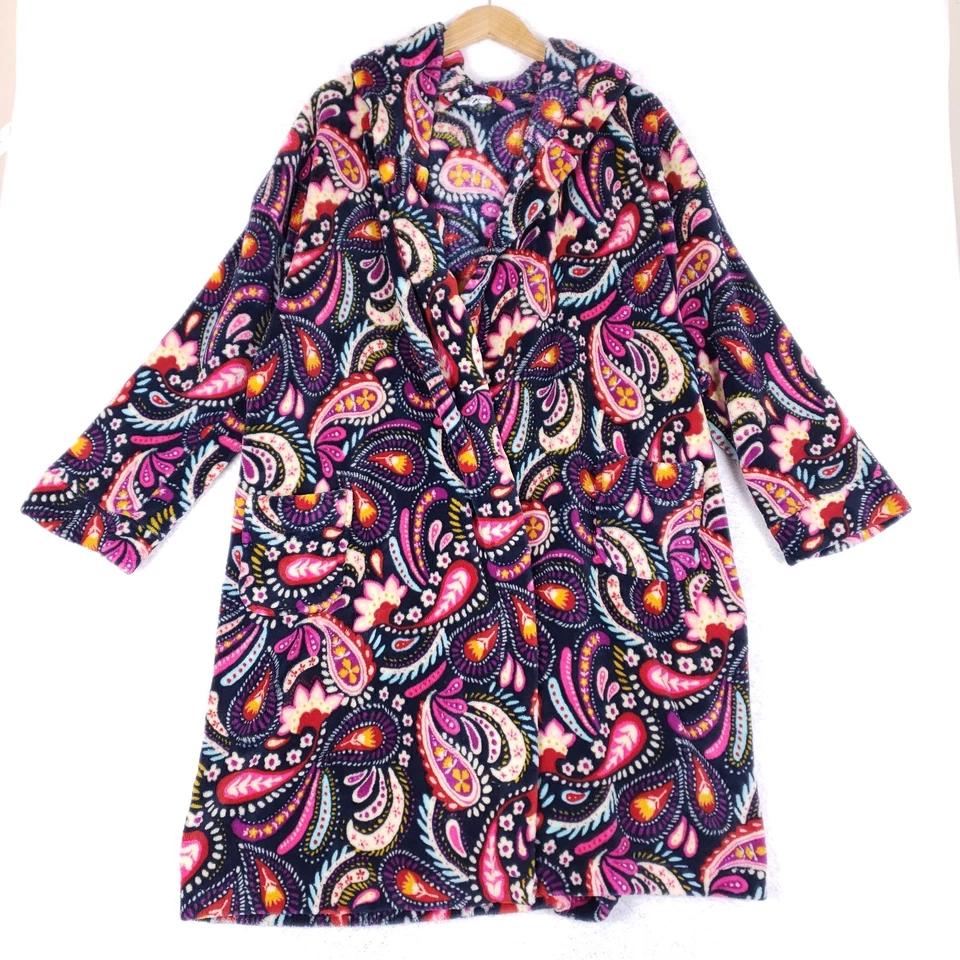 Vera Bradley Bata de Vera Polar Chaqueta 2X 3X Felpa Cachemira Suave Acogedora Ropa de Salón Foto 1 de 4