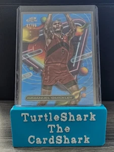 Immanuel Quickley 2023-24 Topps Chrome Cosmic Basketball Blue Moon Parallel /99 - Bild 1 von 2