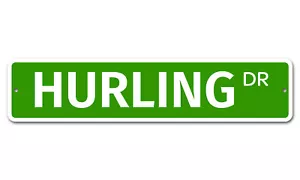 6271 SS Hurling 4" x 18" Novità Cartello Stradale Alluminio - Foto 1 di 2