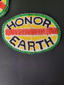 Vintage Aufnäher Patch Honor Earth Day nie benutzt schwer zu finden - Bild 1 von 4