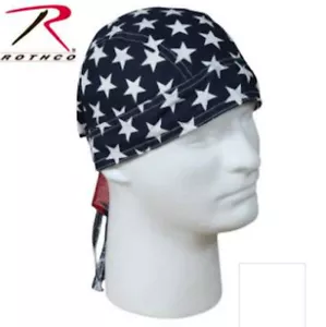 Rothco Skull Cap - Chemo - Head Wrap - Stars and Stripes by Rothco 5146 - Picture 1 of 2