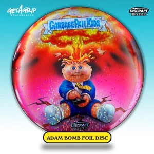 Garbage Pail Kids GET A GRIP FULL FOIL Adam Bomb Discraft Buzzz TOPPS GPK - Picture 1 of 1