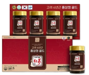 Corea Mejor Coreano 6 Años Extracto de Ginseng Rojo Saponina Panax 4 Botellas x 240g - Imagen 1 de 5