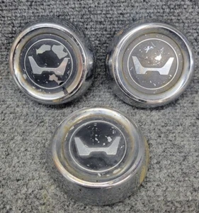 Set of 3 Vintage Honda Center Caps 1970s 1980s OEM - Picture 1 of 8