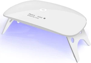 UV LED Nail Dryer Mini Lamp Portable Curing Light for Gel Nail Polish,6W(White) - Picture 1 of 12