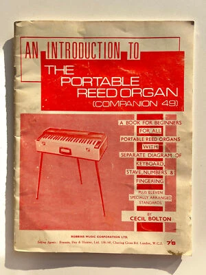 Vintage Portable Reed Organ Book An Introduction to Companion 49 - Robbins Music - Image 1 of 3