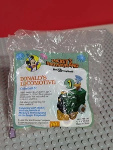 NIP Donald's Locomotive - Mickey's Birthdayland - McDonald's Happy Meal Toy 1988 - Picture 1 of 3