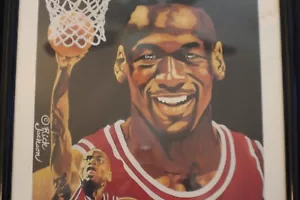 Michael Jordan 1994 impresión por Rick Jackson (firmado por Rick Jackson) #20 de 647 - Imagen 1 de 6