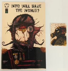 Who Will Save The World? Zombie World War 1 Graphic Novel And Trading Card - Imagen 1 de 2