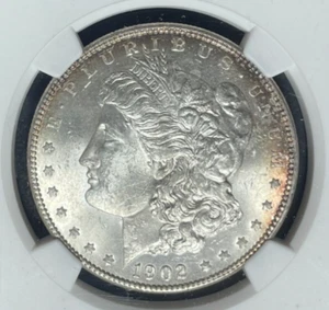 Dólar de plata Morgan 1902-O ~ NGC MS 63 ~HERMOSA MONEDA~ REF#31-044 - Imagen 1 de 4