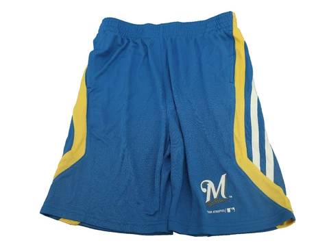 Milwaukee Brewers Kids Youth Size Shorts Official MLB Merchandise New With Tags Cover