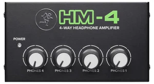 Mackie HM-4 4-Way Distribution Headphone Amplifier Amp w/4 Headphone Outputs - Picture 1 of 5