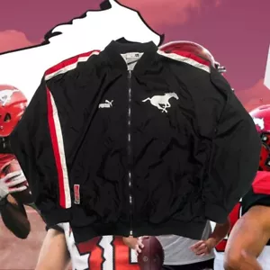 Vintage Puma Calgary Stampeders Jacket Large - Picture 1 of 6