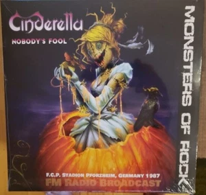 Cinderella ~ NOBODYS FOOL Monsters Or Rock 1987 Colored Vinyl LP Glam Hair Metal - Picture 1 of 2