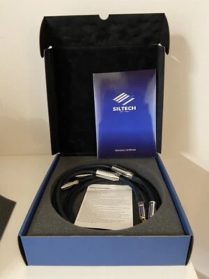 Ex Demo Pair Siltech Classic Anniversary 770i Silver Gold 7g Analog RCA Boxed - Image 1 of 3