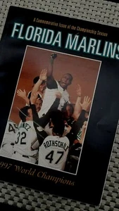 Vintage 1997 FLORIDA MARLINS World Champions Commemorative Issue Renteria MLB - Picture 1 of 5