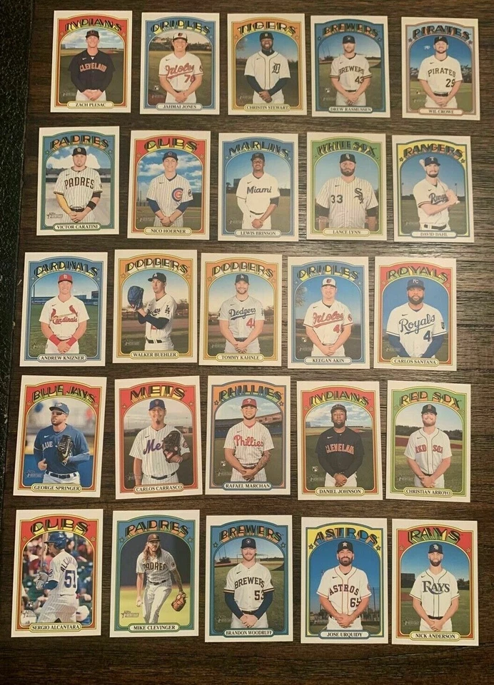 2021 Topps Heritage HIGH NUMBER SP YOU PICK SHORT PRINT 701-725 - Image 1 of 1
