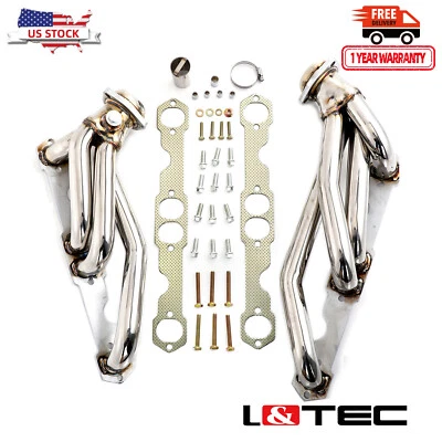 Cabezales cortos L&TEC para Chevy GMC 88-95 C1500 K1500 C2500 K2500 305 350 5,0 5,7 Foto 1 de 4