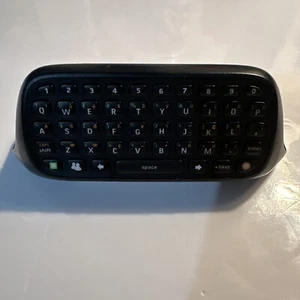 Official OEM Microsoft Xbox 360 ChatPad Keyboard Attachment - Black ***TESTED*** - Picture 1 of 3