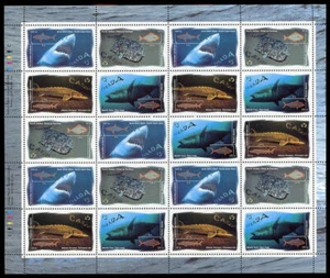 Canada Stamp SHEET#1644a - Ocean Water Fish (1997) 4 x 45¢ - Picture 1 of 1