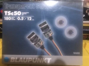 VTG NOS Old School 90s Blaupunkt Transparent Car Stereo TSc50 Tweeters Velocity  - Picture 1 of 12