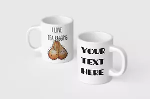 I love tea bagging meme gift Film Movie Novelty Birthday Funny Cartoon Joke Mug - Picture 1 of 1
