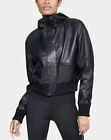 Nwt Under Armour X Misty Copeland Leather Bomber Jacket Blk Xs Women?S Si45