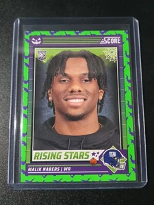 Malik Nabers - Score-a-Treat Football 2024 - Giants - Rising Stars - Bats - RC - Bild 1 von 2