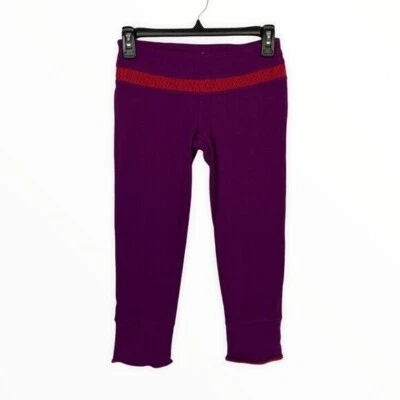Prana Púrpura Leggings Recortados Púrpura Yoga Elastizados Pantalones de Salón Pequeños Foto 1 de 4