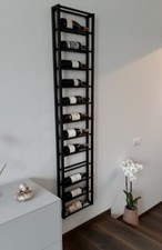Porta bottiglie vino espositore cantinetta in ferro industriale
