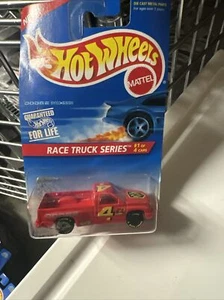 1996 Hot Wheels #380 Race Truck Series 1/4 DODGE RAM 1500 Red  - Picture 1 of 5