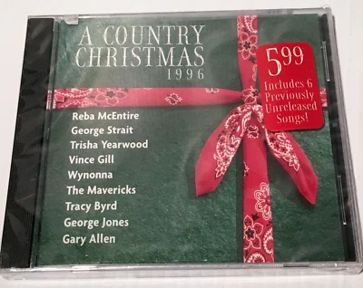 A COUNTRY CHRISTMAS CD Various Artists 1996 MCA HIPD-40019 NEW and SEALED - Image 1 of 3