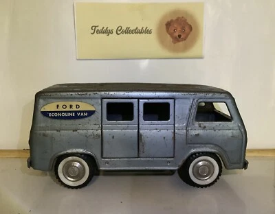 Vintage Original Blue Nylint Ford Econoline Van Toy - Image 1 of 4
