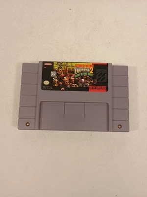 Donkey Kong Country 2 - Authentic Super Nintendo Game SNES - Tested - Image 1 of 4