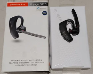 POLY Plantronics Voyager 5220 Noise Cancelling Bluetooth Headset OPEN BOX - Picture 1 of 2