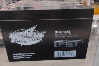 INTERSTATE BATTERIES SLA0925 6V 7.0AH/20HR Rechargeable - Image 1 of 4
