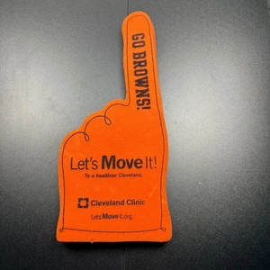 Cleveland Browns Schaumstofffinger Let's Move It! Cleveland Clinic Fußball - Bild 1 von 3