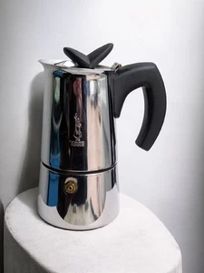 Bialetti Musa 4 tazas cafetera espresso de inducción estufa Moka acero inoxidable - Imagen 1 de 24