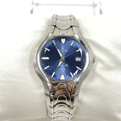 Bulova Marine Start Blue Dial Men's Watch - 96B65 (Untested) - Image 1 of 3