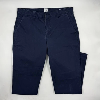 Pantalones GAP para mujer novia caqui talla 6 azul marino mezcla de algodón ajustados rectos Foto 1 de 4
