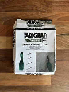 Daler Rowney Adigraf Lino Cutters and Plastic Handle Kit 4 Pack - Picture 1 of 2