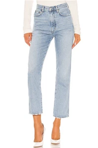 Agolde Pinch Waist High Rise Kick Jeans Size 28 Riptide Blue A095-1141 - Picture 1 of 18
